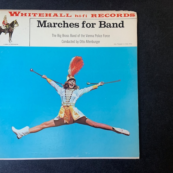 Marches for Band - Big Brass Band of the Vienna Police Force - Vintage Vinyl LP