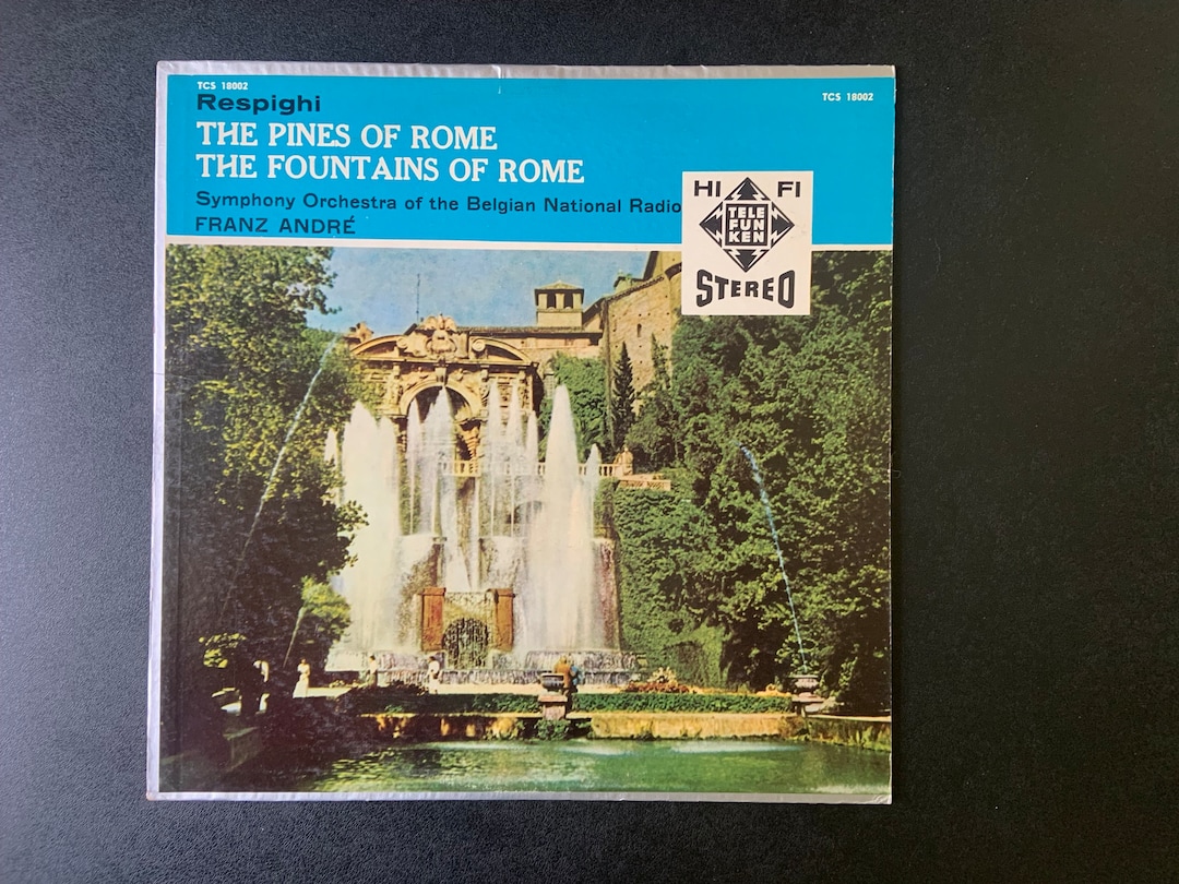 Respighi the Pines of Rome the Fountains of Rome Vintage Etsy