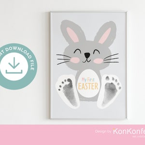 Easter memory for baby - My First 1st Easter - Craft DIY Card