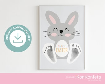 Easter memory for baby - My First 1st Easter - Craft DIY Card
