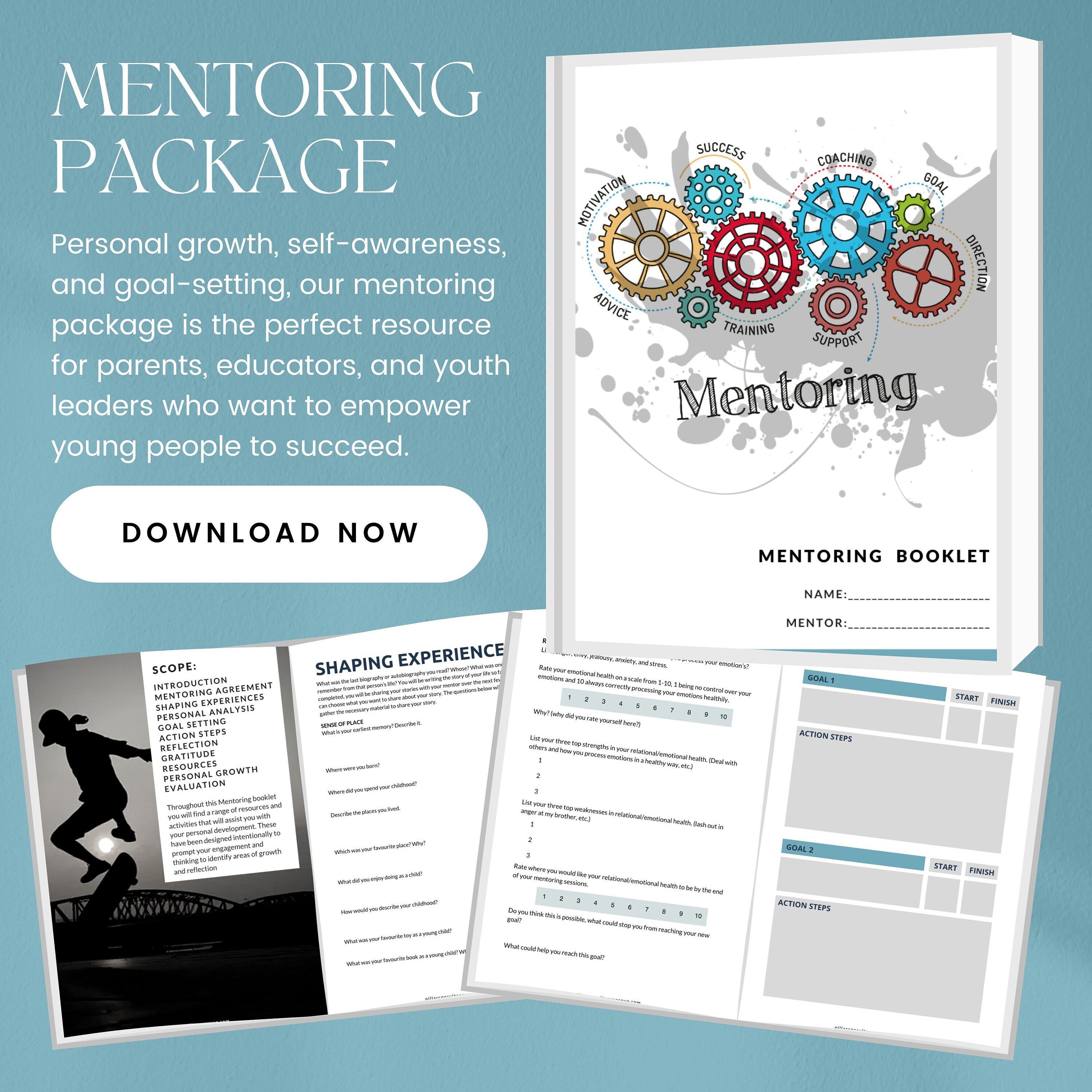 Mentoring Package With Program Mentor Booklet and Resources - Etsy