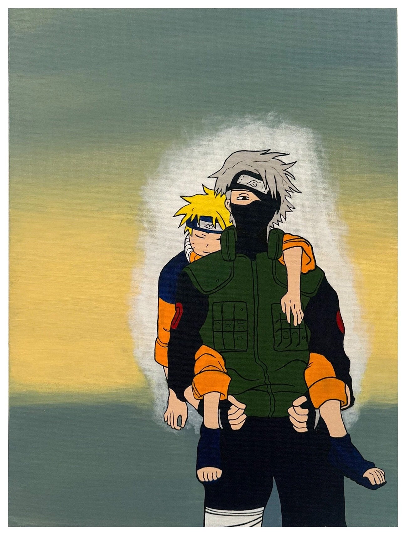 Retro Kakashi Naruto Anime Gifts For Fans Drawing by Anime Art - Fine Art  America