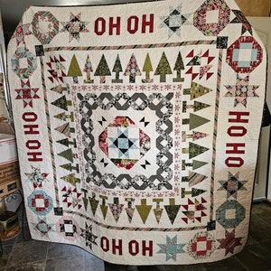 Colcha de Natal com Casca de Hortelã: Decoração HOHO para o Natal (190 cm x 190 cm)