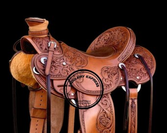 Selle Western Ridex – Wade Roping Ranch – Cuir – Taille 15 Pouces – Neuve