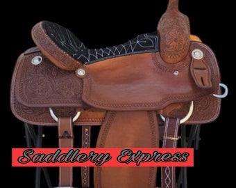 2025 Cowboy Floral cheval selle Portable Western équitation cheval selle Western