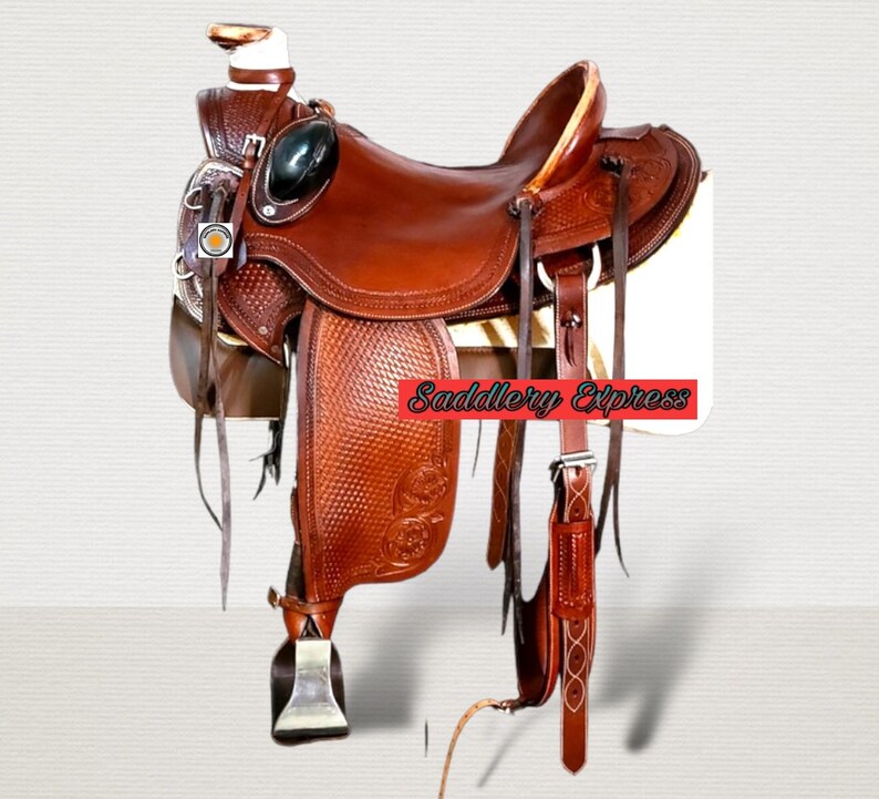 Handmade Western Big Horn saddle 12 inch