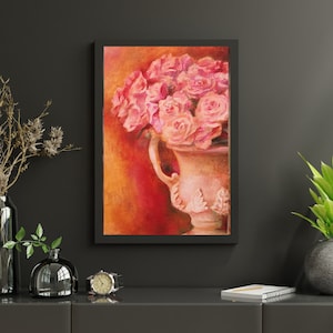Figurative painting, floral painting, oil painting