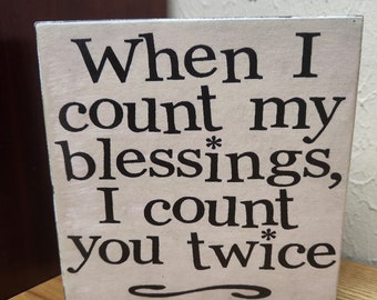 Count My Blessings Zeichen