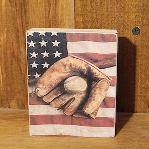 Mini Baseball Shelf Sitter