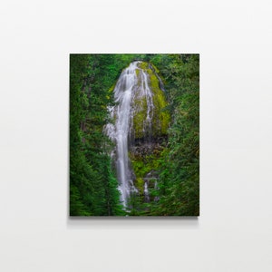 Fotografia delle cascate di Proxy, Oregon - Immagine stampabile - Foto naturalistica di una cascata del Pacifico nord-occidentale (Download digitale)
