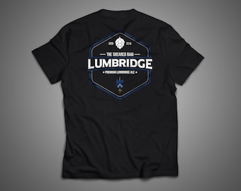 The Sheared Ram T-Shirt, Lumbridge Brewing T-Shirt, Lumbridge Ale T-Shirt, Lumbridge Brewing Unisex T-Shirt, OSRS T-Shirt, Lumbridge T-Shirt