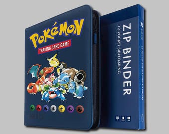 12-Pocket VAULT X Vintage Replica PKMN TCG Sideloading Binder