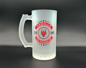 The Dragon Inn Frosted Beer Mug, The Dragon Inn Frosted Beer Stein, Yanille Pub Beer Mug, Yanille Pub Beer Stein