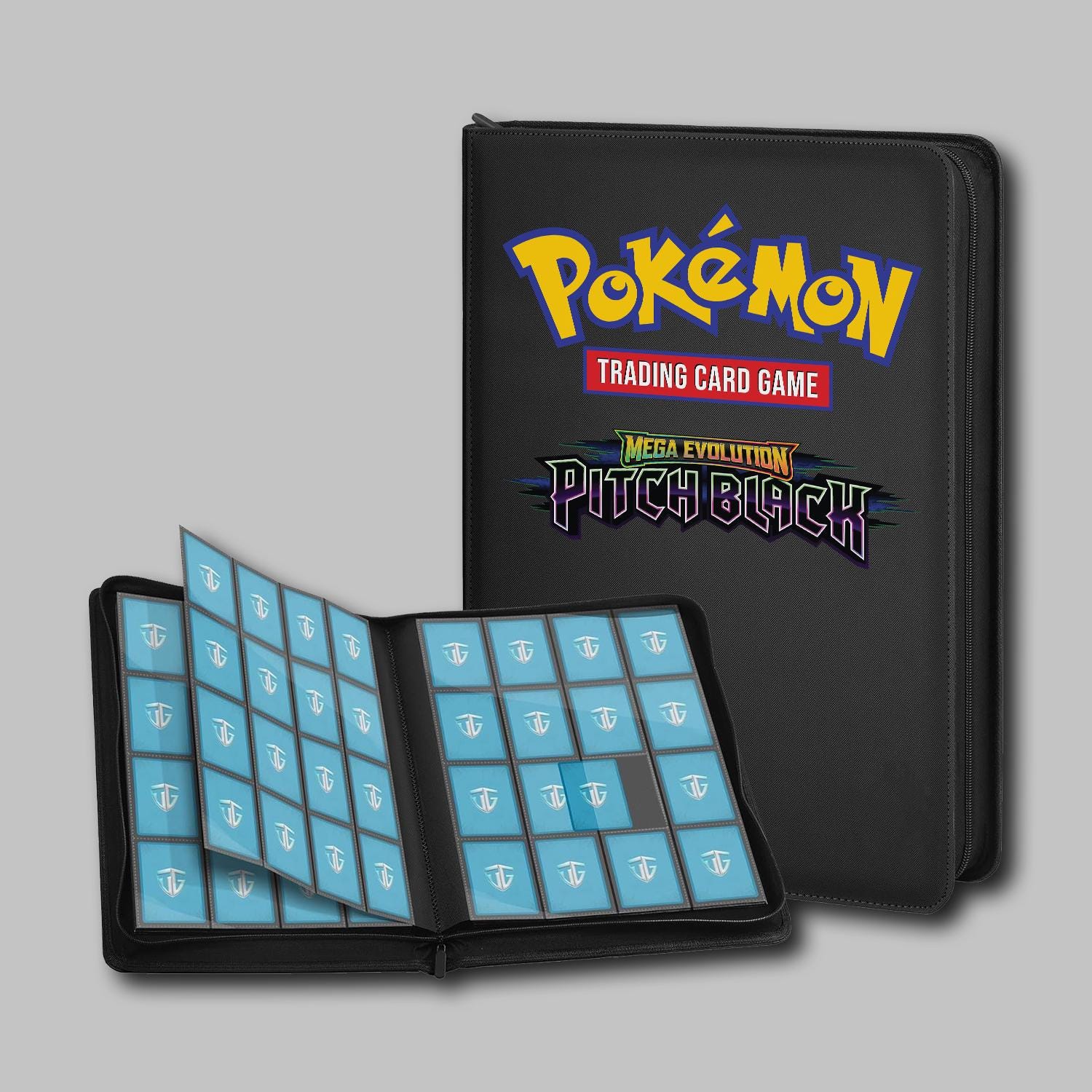pokemon card binder 16 pocket Amazon.com: 16 Pocket Card Binder, 1000+ Premium Zip Trading Card Binder,  Double Sided Pocket Card Holder Album, Ringless Card Folder for MTG, TCG,  Sports Card (White) : Toys & Games main image 0