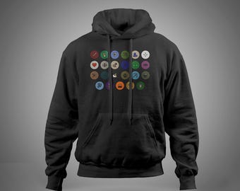 ロケット団パーカー、ロケット団フード付きスウェットシャツ、ロケット