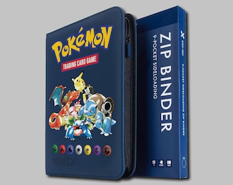 9-Pocket VAULT X Vintage Replica PKMN TCG Sideloading Binder