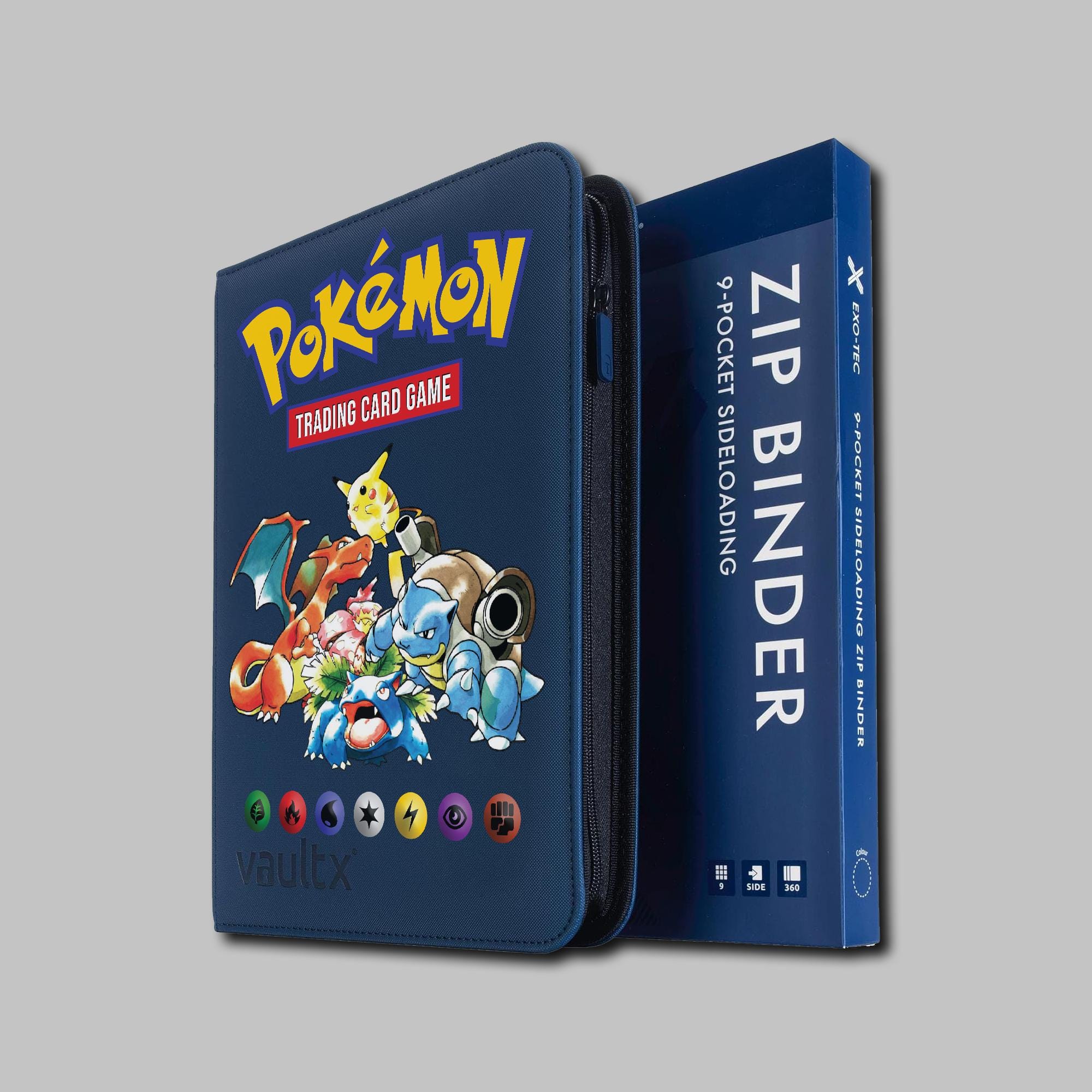 vault x 9 pocket trading card zip binder 9-Pocket Exo-Tec SV9 US pocket per page premium quality zip Vault X 9 Pocket Zip