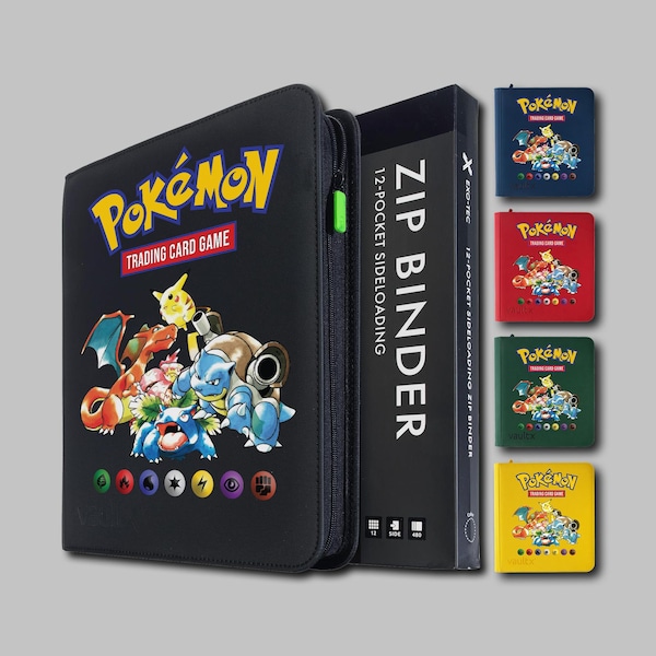 12-Pocket GEN 1 VAULT X Vintage Replica PKMN Sideloading Binder