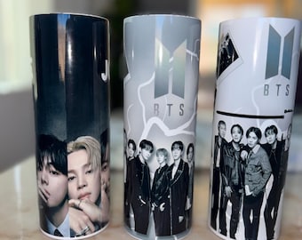 BTS, Stainless Steel Tumbler, 20oz, Personalized, Kpop