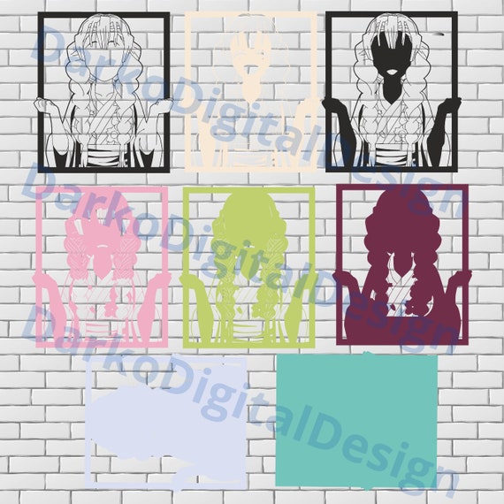 Anime Character Multilayer SVG Anime Character Cut File -  Australia