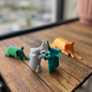 Fidget Toy | 3D Printed Articulated Elephant