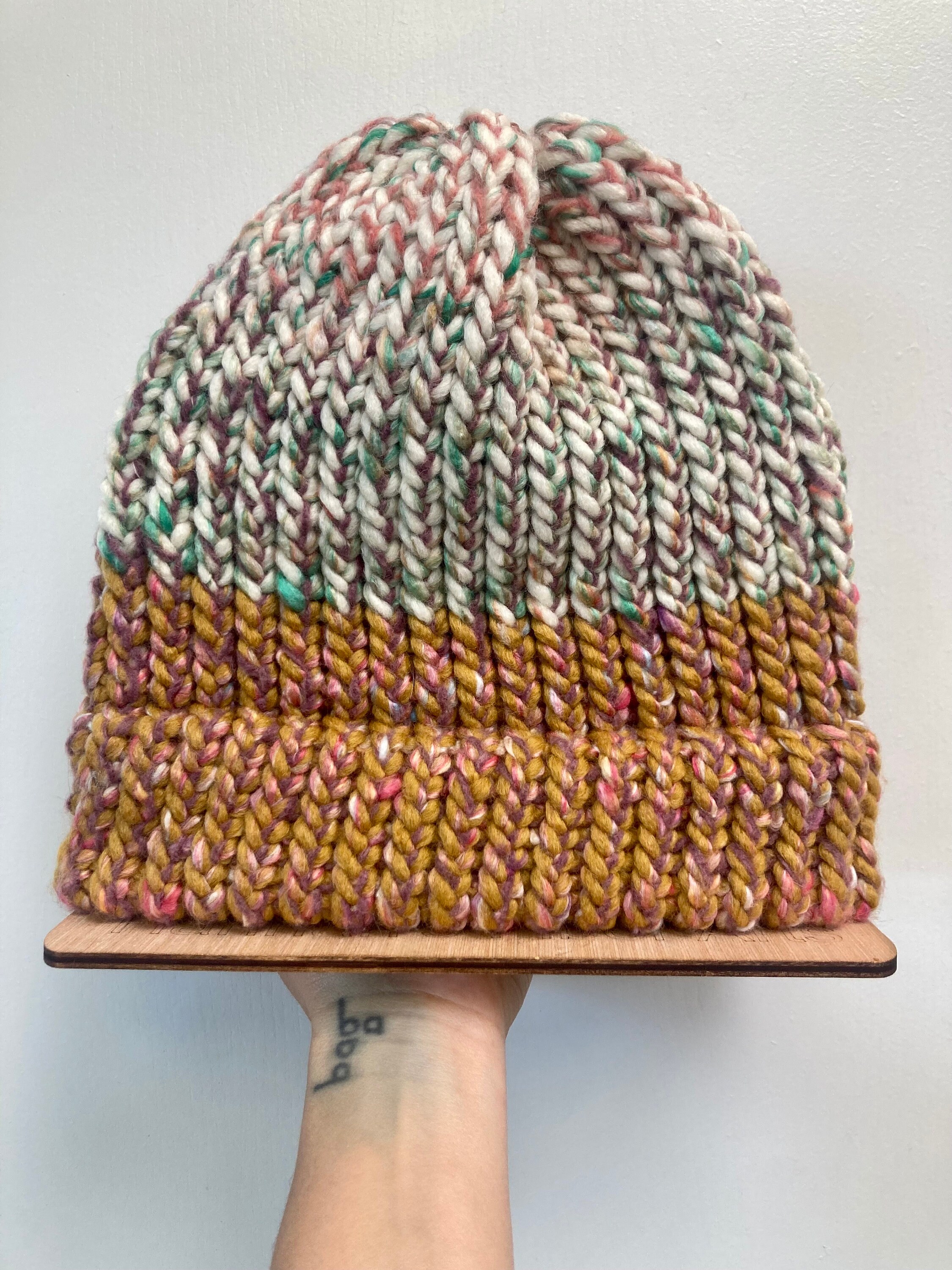 Knit Cozy Beanie | Chunky Hat | Ear Warmer Cold Weather - Etsy display picture 2