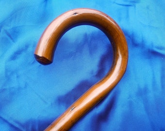 Brand new wooden ashwood crook gentleman handle walking stick cane UK seller