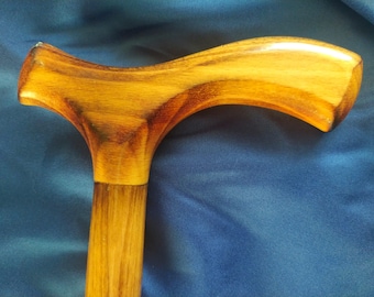 Brand new flamed Beechwood derby handle walking stick cane UK seller