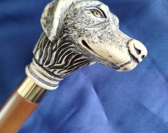 Our best quality retriever dog handle wooden walking stick cane UK seller