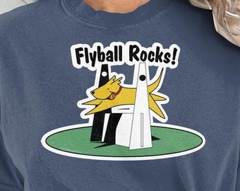 FlyBall Rocks!: Dog Flyball T-Shirts, Flyball Handler Shirts, Flyball Dog, Dog Sports Shirts, Comfort Colors