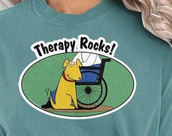 Therapy Rocks!: Therapy Dog T-Shirts, Service Dog Shirts, Canine Good Citizen, Dog Sports Shirts, Comfort Colors