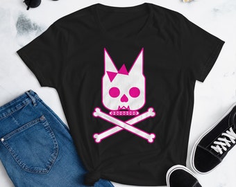 Boston Terrier Shirt, Funny Dog Shirt, Boston Terrier, Skull and Cross Bones