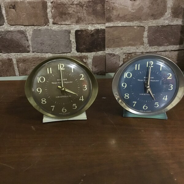 Lot of 2 Westclox Big Ben vintage clocks