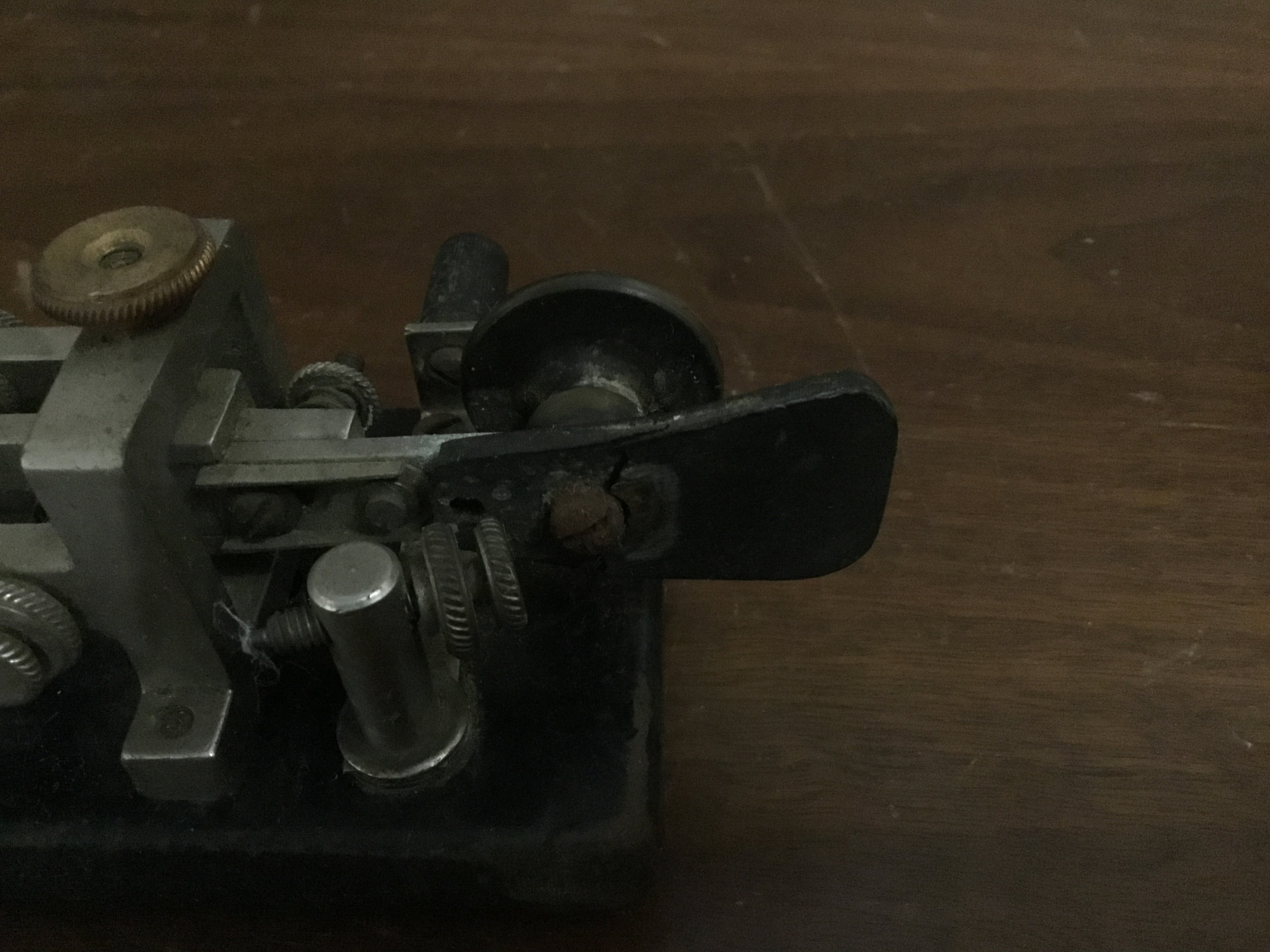 Clé Télégraphique Vibroplex – Bug Vintage, Pour Pièces Ou Réparation, Avec Boîte
