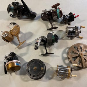 Vintage Spinning Reel - Etsy Canada