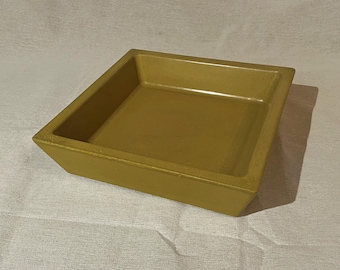 Bandeja de guijarros multicolor / Bandeja de hormigón / Color natural / Contenedor para suculentas / Escena desértica / Bandeja para plantas / Bandeja grande para baratijas / Bandeja para frutas