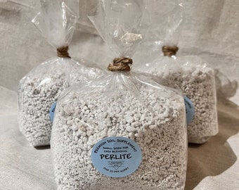 Aditivo de perlita para cualquier tipo de suelo / Suplemento de 1 cuarto de galón / Aditivo para horticultura / Suculentas / Aireador