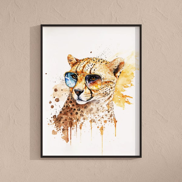 Cheeta Art Etsy