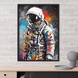 50 Uds. Pegatina De La NASA Astronauta Hombre Espacial Graffiti