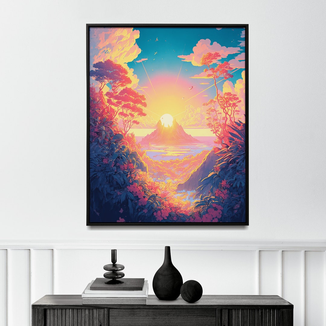 Sunrise Wall Decor Sunrise Painting for Home Sunrise Painting Sunrise