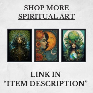 Mother Nature Wall Art Goddess of Nature Mother Earth Nature Spirit ...