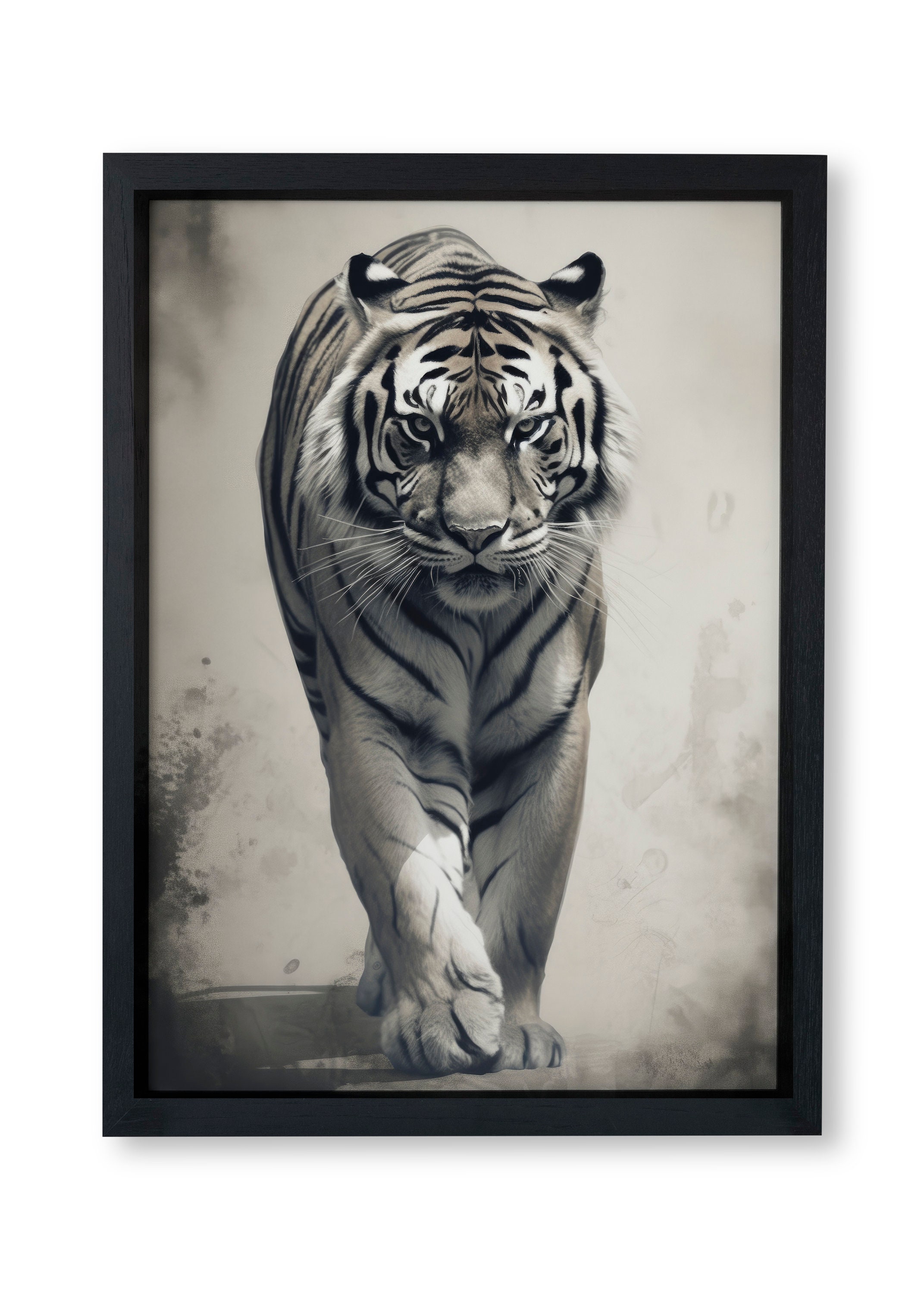 Tiger Pencil Drawing Tiger Pencil Sketch Tiger Art - Etsy