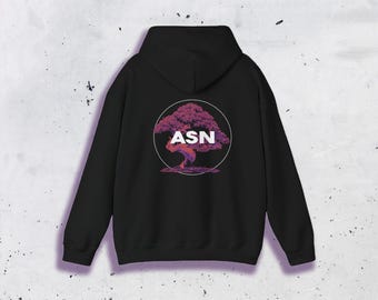 ASN Bonsai Hoodie – Minimal Streetwear Tree Design | Oversized Unisex Urban Hoodie