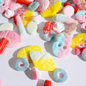 Swedish Candy SOUR MIX bubs mix viral gummy - always assorted, no guarantee on specific candies