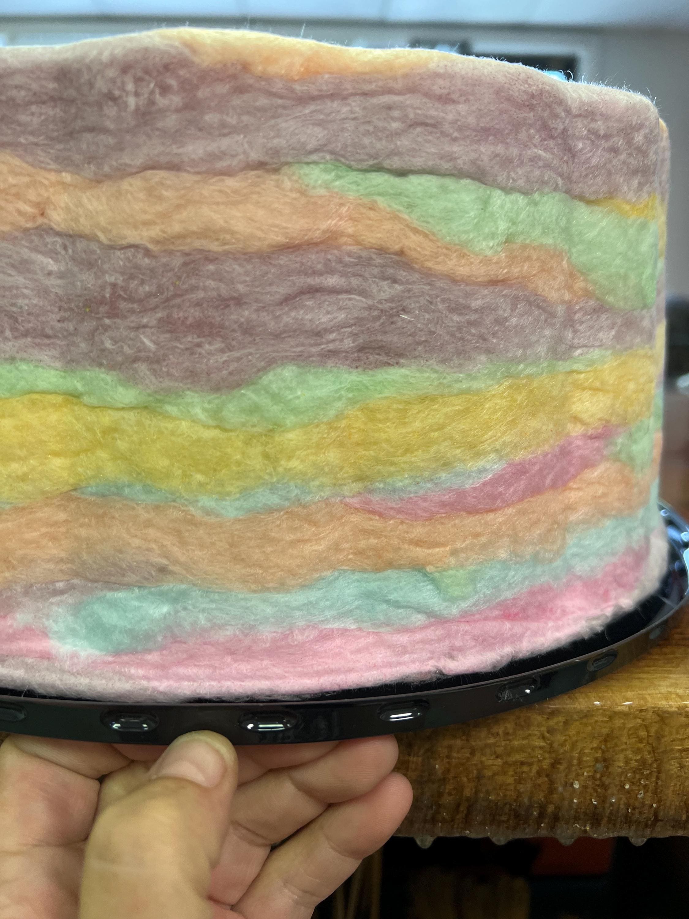 Fresh Cotton Candy "tie dye" Cake, Birthday/Special Occassions/Baby Shower/Wedding Shower/Weddings