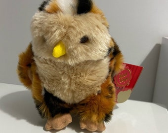Retired Keel Toys Plush Tawny Owl - Cuddly Wildlife Plush Children's Comforter