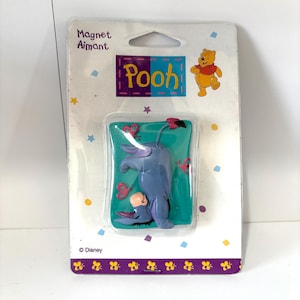 Vintage Winnie The Pooh Eeyore Magnet Mattel 1990&#39;s - Disney Sammlerstücke Andenken, Kindheit Spielzeug