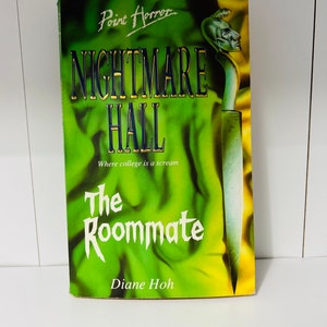 Point Horror Nighmare Hall - The Roommate By Diane Hoh 1991 Vintage Teen Horror Book Scholastic - Halloween Book