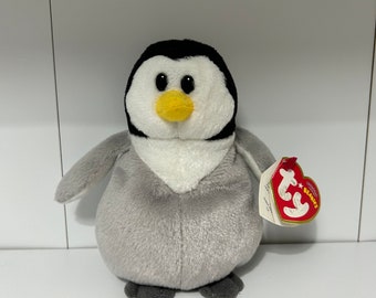 Ty Beanie babies Slapshot The Penguin Plush Soft Toy Retired Rare With tags