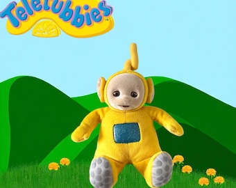 90年代ヴィンテージの赤と黄色のテレタビーズぬいぐるみ - Etsy 日本